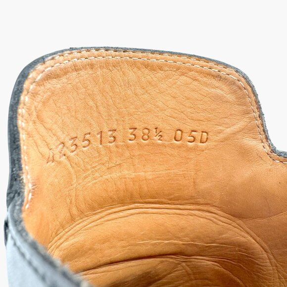 Gucci Princetown Horsebit Loafer Mule Size 38.5 US 8.5 Black Leather Flat Shoe - Picture 15 of 16